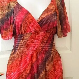 Plunging V neck Cha Cha Vente M